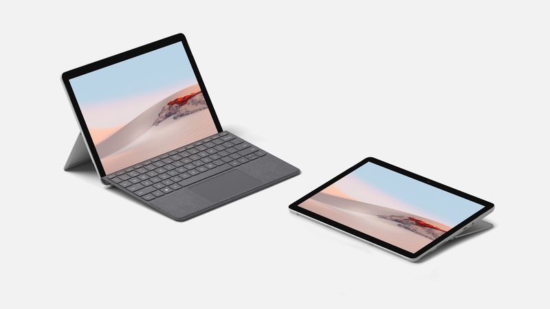 Microsoft Surface Go 2 10,5" Pentium 4GB 64GB Platinum + Grey Cover