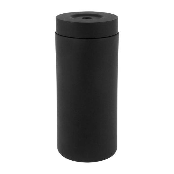 Soap Bottle for Kitchen, Silicone Dispenser Bathroom (Black)