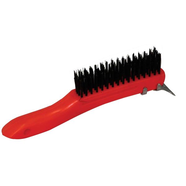 Tradeweld Sword Brush With Scraper - Plastic Handle