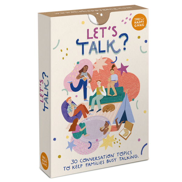 The Happy Gang - Let's Talk - Life Skills Flashcards for Parents &amp; Kids