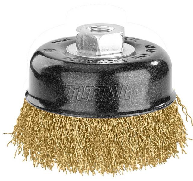 Total Tools 3Pcs Cup Brush 75mm Wire 0.3mm