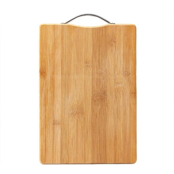 Chopping Board 32x22x1.8cm Bamboo With Metal Handle