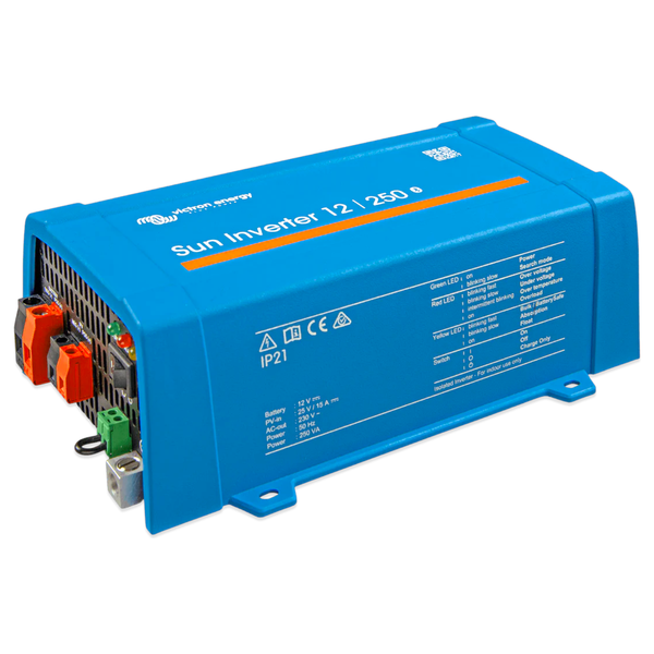 Victron Sun Inverter. Pure Sine Wave 250VA 12 Volt with PWM charge controll