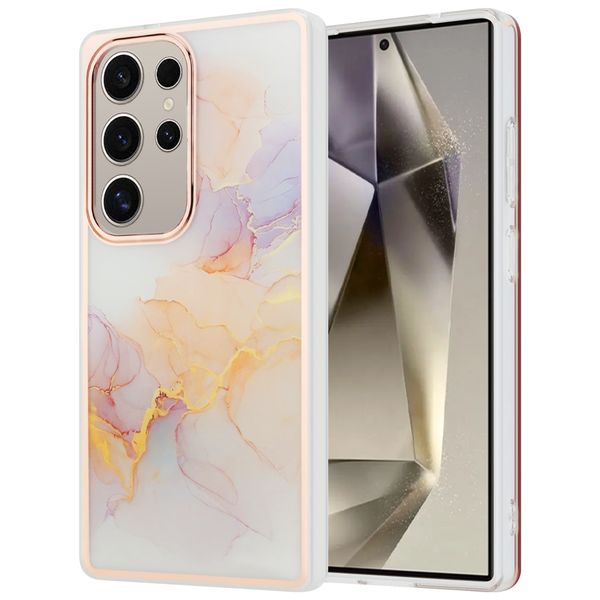 Luxury Marble Cover Compatible with Samsung Galaxy S25 Ultra