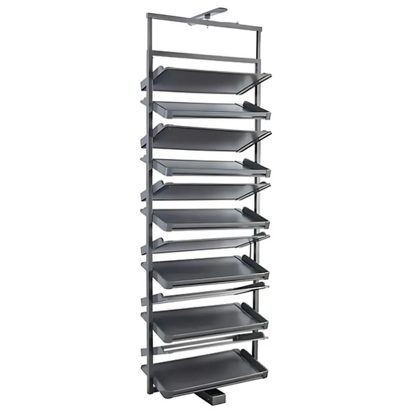 ROCO Rotating Shoe Rack Dark Grey 10 Layer