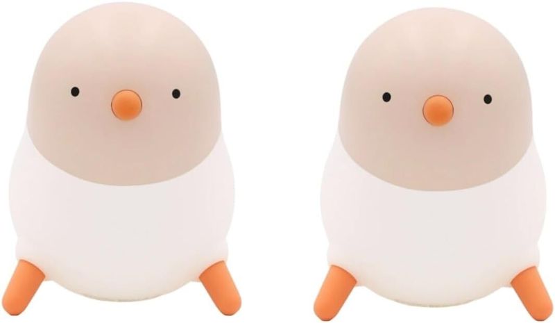 2pcs Light Dimmable Cartoon Night for Boy Girl Room Soft Warm Glow