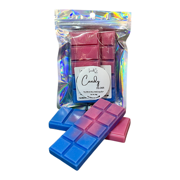 Wax Melts - Candy Floss - Soy-Blend Snap Bars - Lavish Co