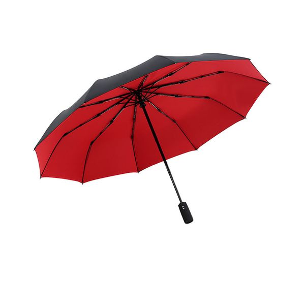 Fully Automatic Double-Layer 10-Strand Folding Umbrella For Men And Women