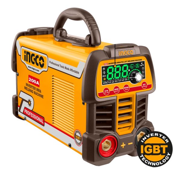 Ingco - Inverter Welder (200A - 79V MMA) / Lift TIG