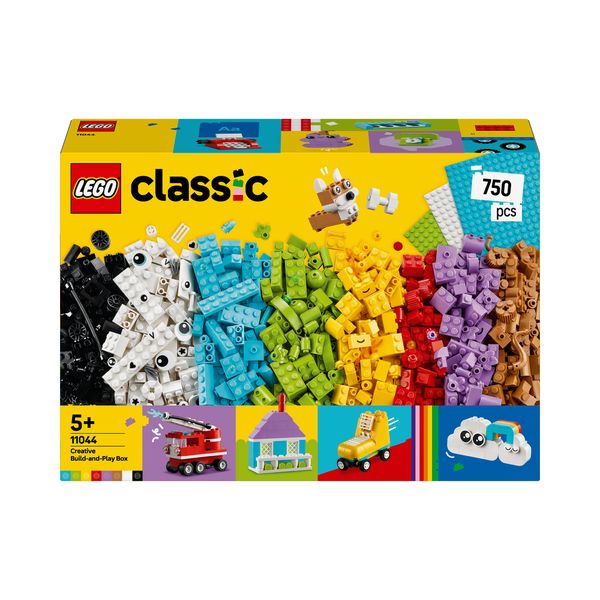 LEGO Classic Creative Build-and-Play Box, Colorful Building Bricks 11044