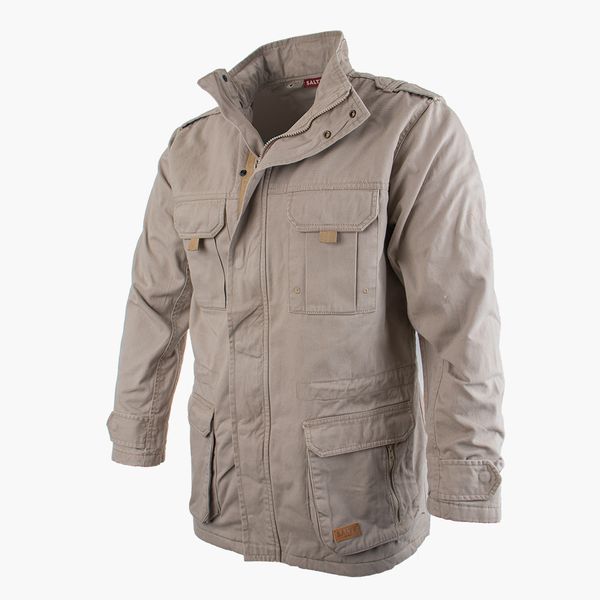 Salty - Men's Safari Jacket - Khaki