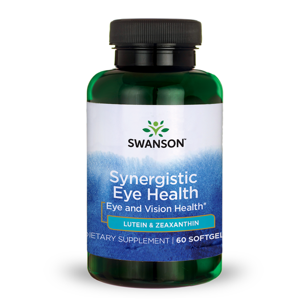 Swanson Synergistic Eye Health - Lutein &amp; Zeaxanthin - 60 Sgels