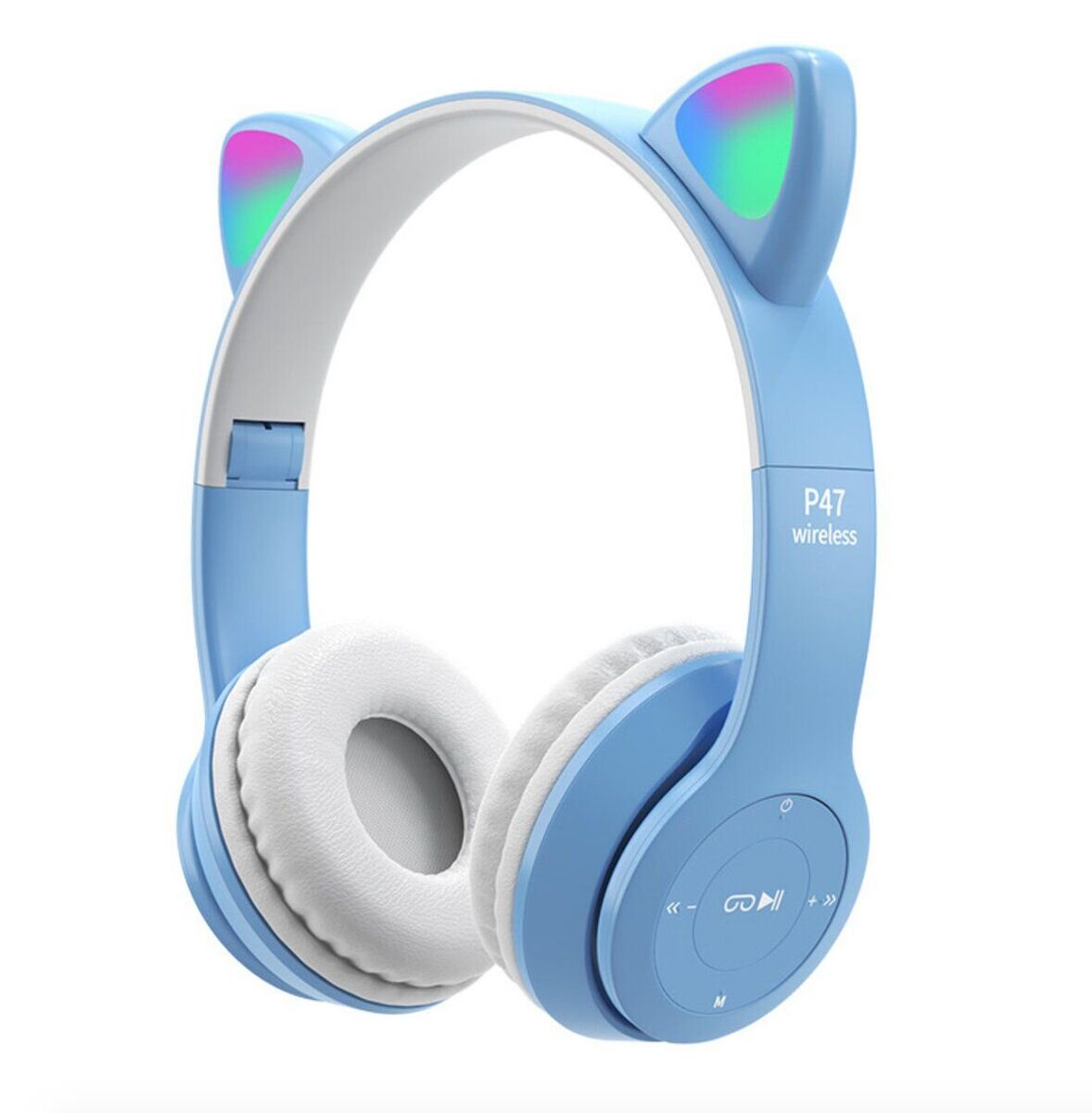 Cat Ear Bluetooth Headphones with LED Light Up | Shop Today. Get