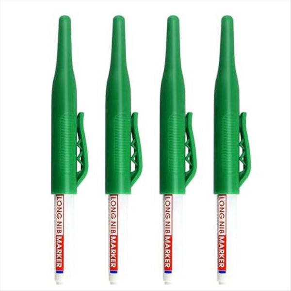 Long-Head Deep Hole Marker Metal Markers for Steel Black