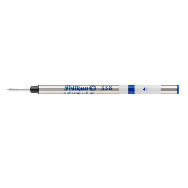 Pelikan Roller Ball Refill 338, Fine Tip, Smooth, Long-Lasting Blue Ink