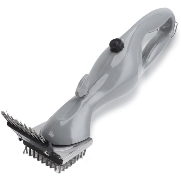Steam Grill Brush Cleaner with Scraper &amp; Steam Sanitization