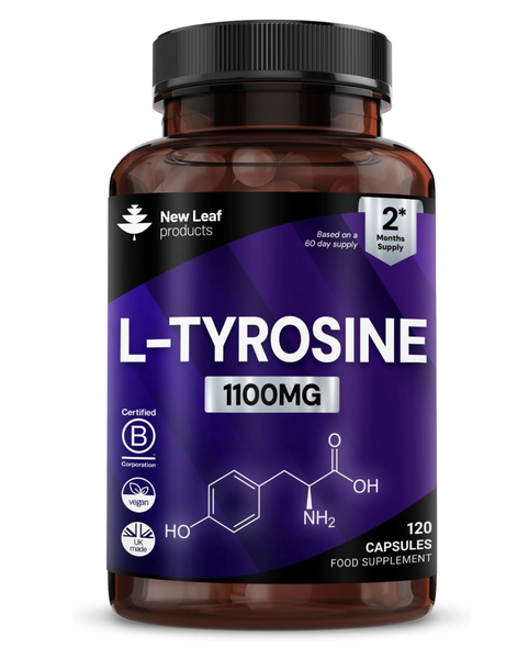 L-Tyrosine Capsules 2 Months Supply -Focus, Energy &amp; Mental Performance