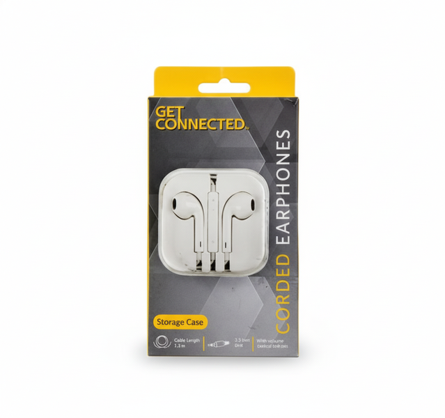 Earphones With Mic And Volume Control In-Ear and Storage Case