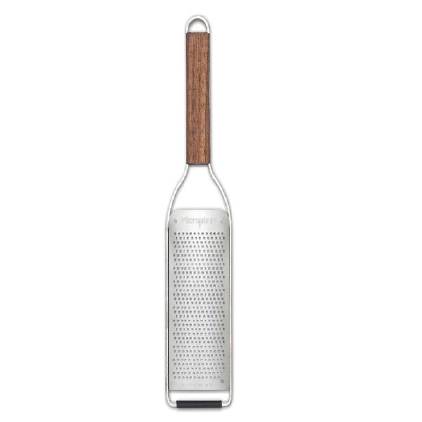 Microplane Master Series Fine Paddle Grater Walnut Wood Handle