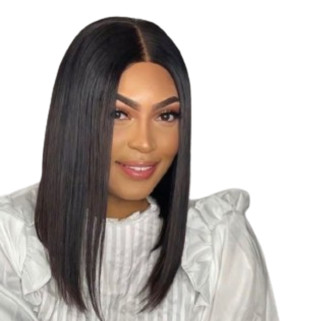 Brazilian Hair Bob Cut Kim K Closure Wig. | Shop Today. Get it Tomorrow ...