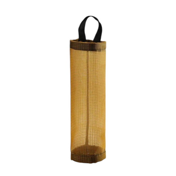 2-Pack Kitchen Hanging Grocery Bag Holder - Black