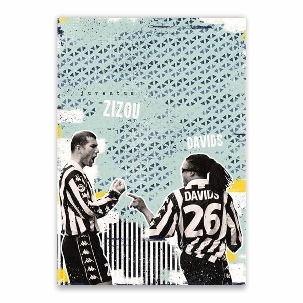 Zizou and Davids Poster - A1