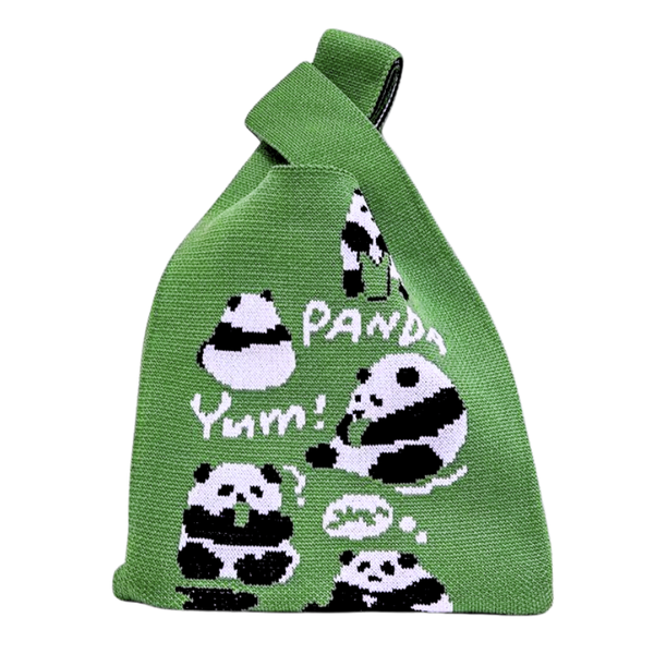Soft Knitted Tote Bag - Lightweight Reusable Carry Bag