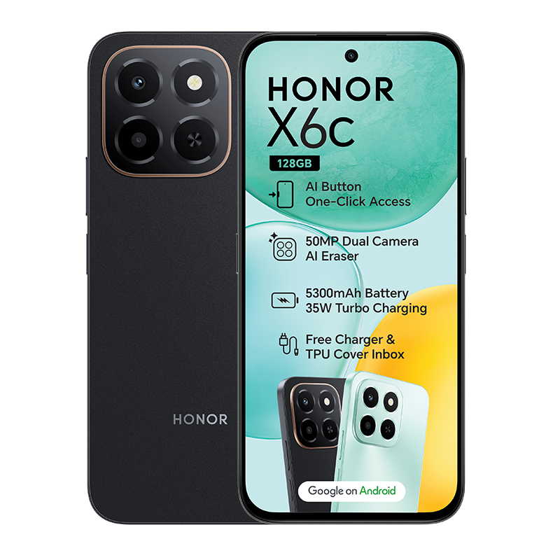 Honor X6c 4G Dual Sim 128GB - Black