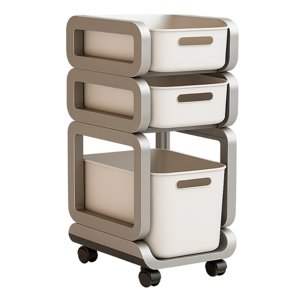 Trolley Organizer Rack With Wheels,Storage Bins,Storage Rack,Storage Cart