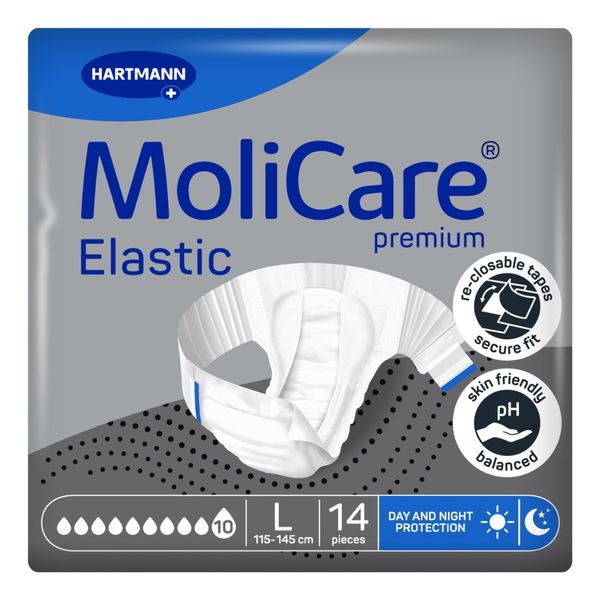 Molicare Elastic 10 Drop Large Case - 56 Diapers