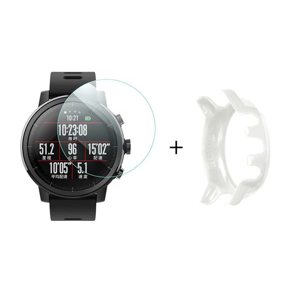 Killer Deals Replacement TPU Case + Screen Protector Combo for Amazfit 2/2S Stratos