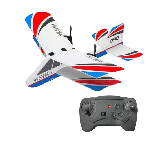 990 FLY NG ELF 2.4G 3CH MMP Mini Glider RC Airplane Biplane for Beginners