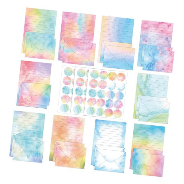 160 Pieces Stationery Set with 50Piece Lined Stationery and Paper Envelopes