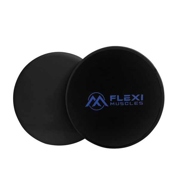 Flexi Muscles Core Sliders Dual Sided Sliding Discs for Use on All Floors