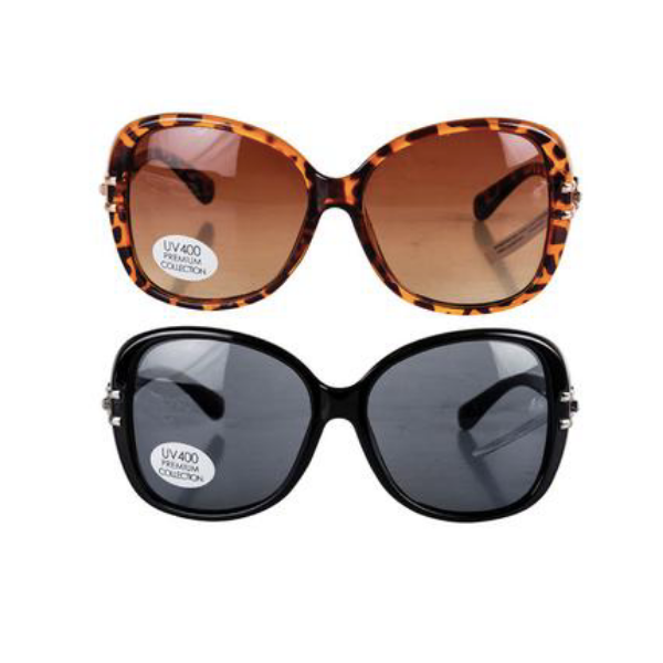 SD Sunglasses - Round Oversized Sunglasses - Set of 2