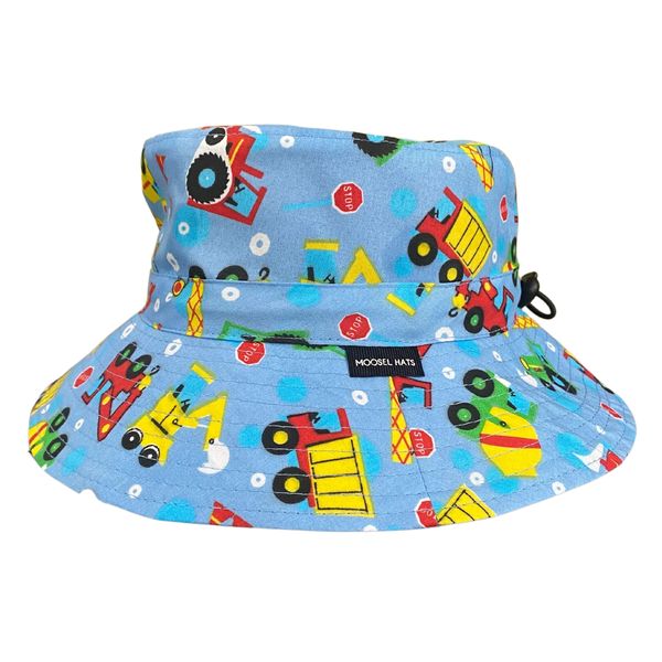 Constrution Trucks and Diggers UPF50+ Bucket Sun Hat