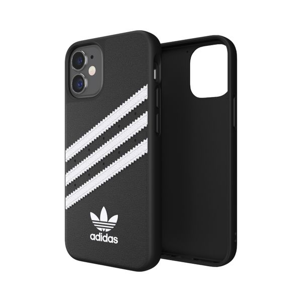 adidas Apple iPhone 12 Mini 3 Stripes Case-Black/White
