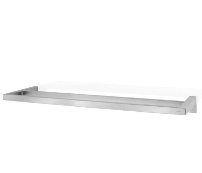 blomus Wall-Mounted Double Towel Rail: H 5cm W 15cm L 84cm Menoto Range