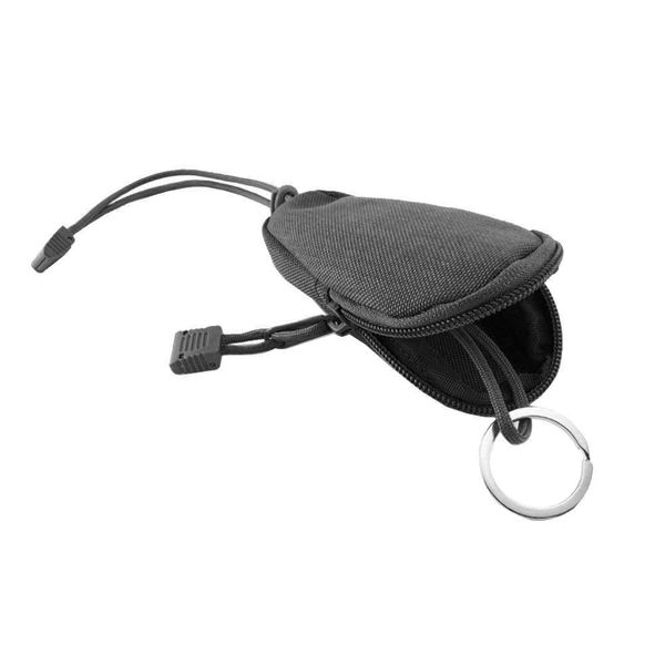 Mini Military Tactical Coin Purse Wallet Key Holder Carrying Bag - Black