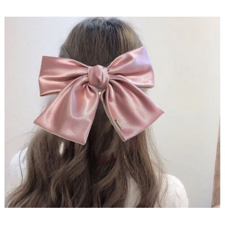 Oversized Satin Hair Bows Hair Clips, Big Bows for Girls, Women - Set of 2  | Buy Online in South Africa 