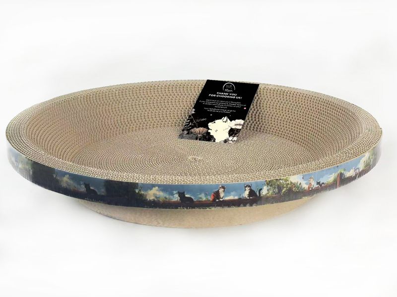 Large Cat Scratching Board Wild Cat with Catnip