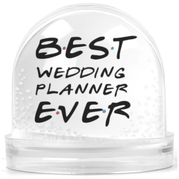 Best Wedding Planner Ever Gift Snowglobe