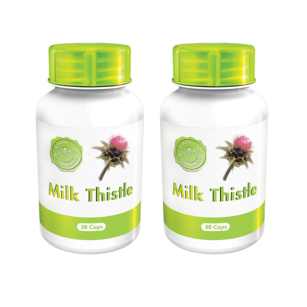 Milk Thistle Supplement - 30 Capsules x 2 for Liver &amp; Detox - Value Pack