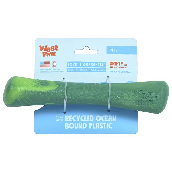 West Paw - Seaflex Drifty Green Dog Chew Toy