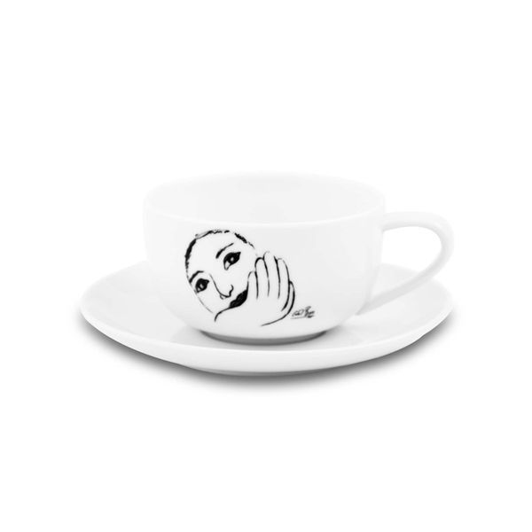 Carrol Boyes Cup and Saucer- Face facts