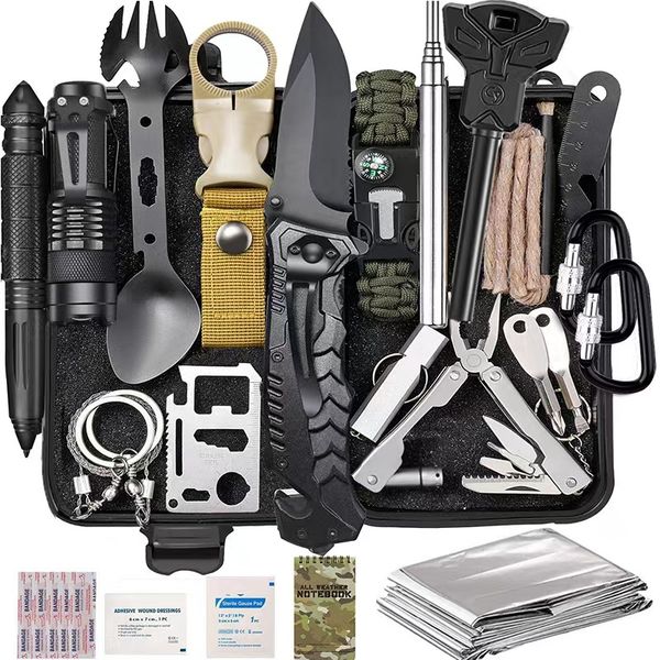 23-in-1 Multi-Function Tactical Survival Kit