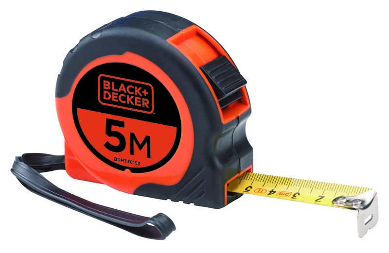 BLACK+DECKER - 5mX19mm Bi-Material Short Tape
