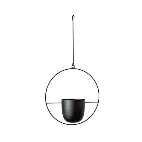 Garden Decor Metal Hanging Ceiling Planter Flowerpot (100cm) - Oval