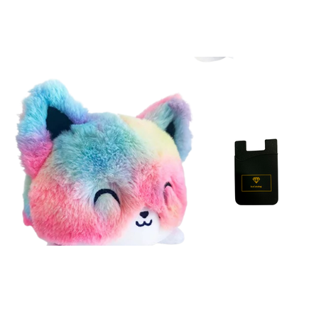 reversible plush fox