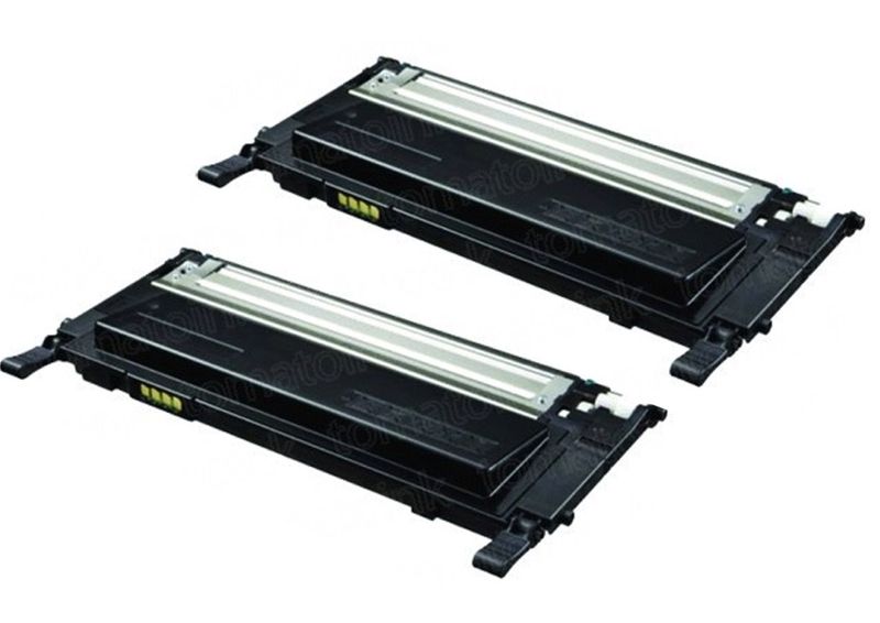 Samsung 407 / 407S / CLT-407S Black Cartridge x 2 - Compatible